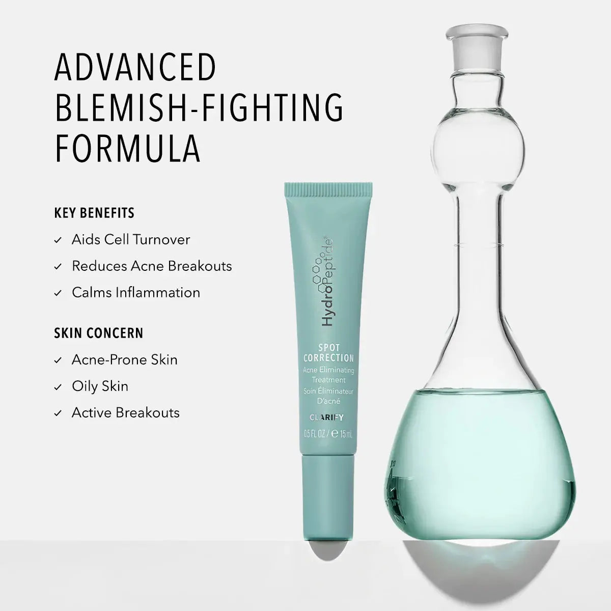 Hydropeptide Spot Correction